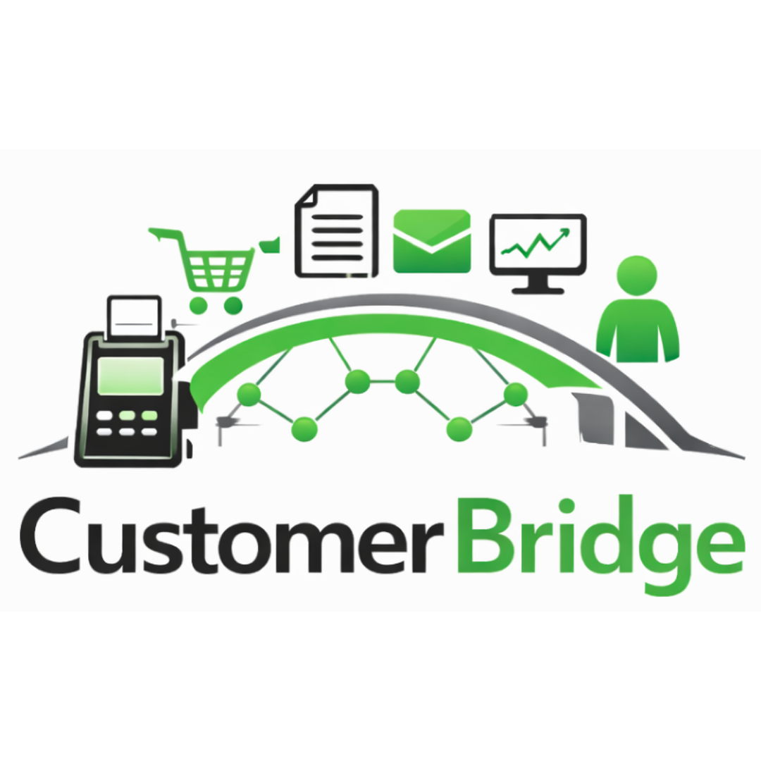 Customer Bridge for White Background Customer Bridge: Connect NCR Counterpoint to Your Marketing Platform