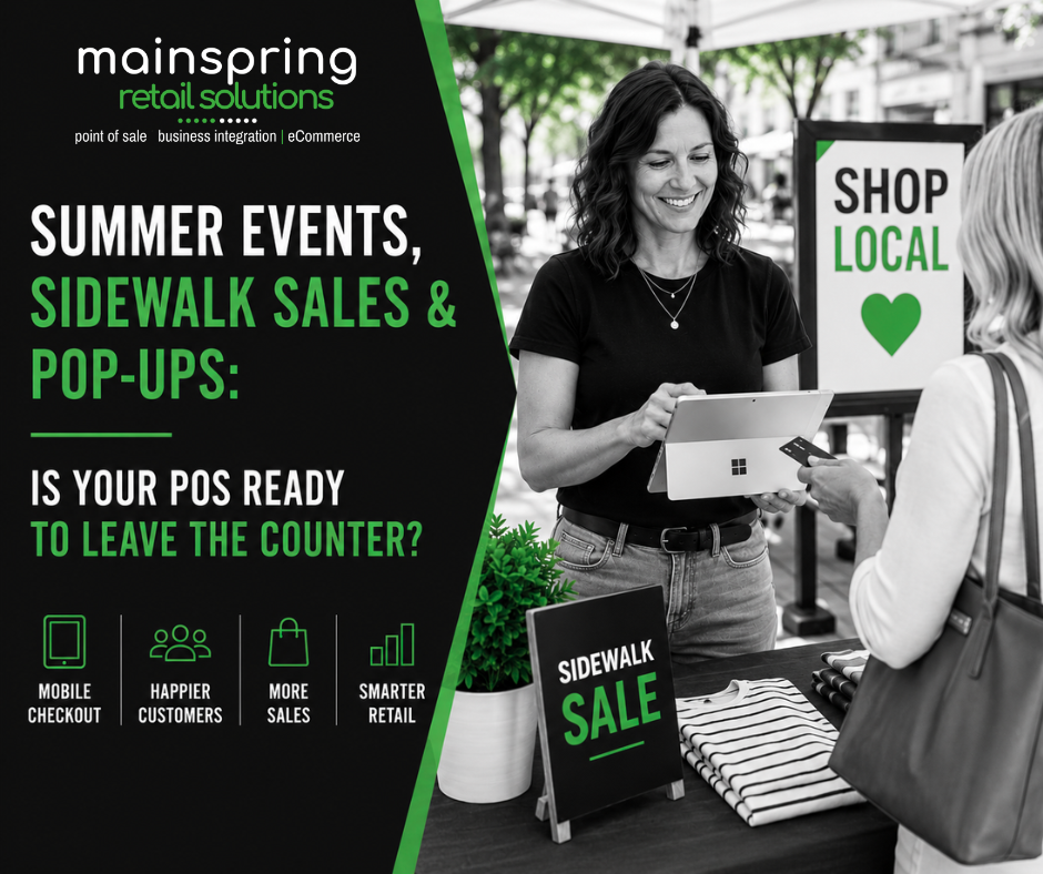 summer events Mobile POS for retail