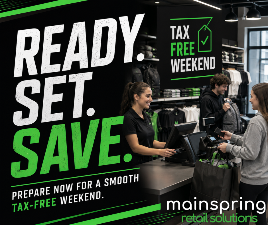 Tax-free weekend retail