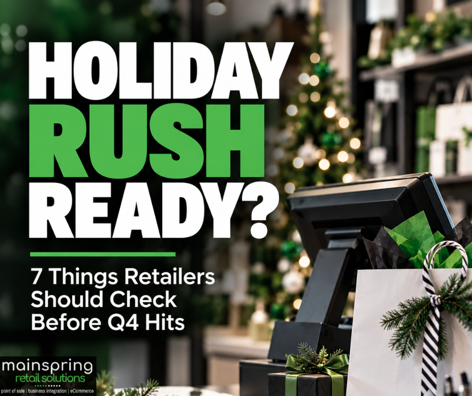 Holiday Rush Preparation